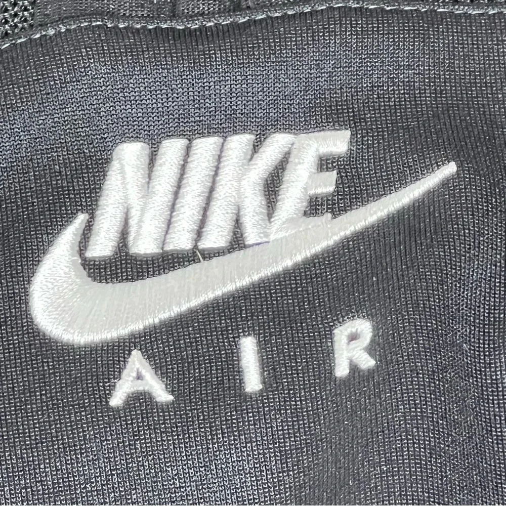 NIKE SPORTSWEAR AIR 1/4 Zip Black White Mesh Pullover Women's Size L
